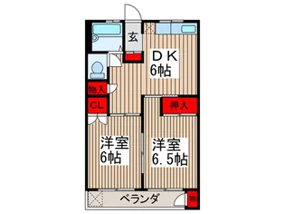 常盤マンション【3階】の間取り