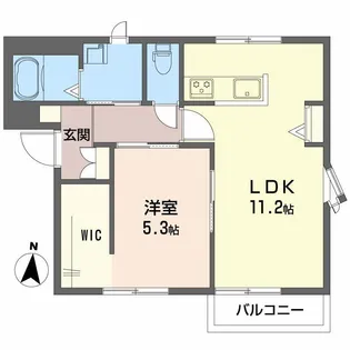 フレグランスASKA C棟【1階】の間取り