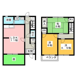 グレイスヴィラ A【1階】の間取り