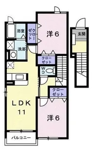 アルドーレI【2階】の間取り