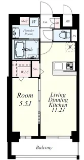 ル・マージュ博多【6階】の間取り
