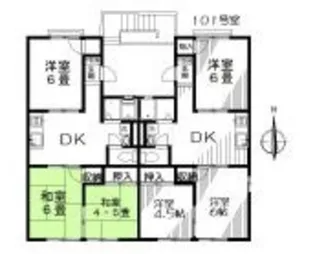 スプリングホームI【1階】の間取り