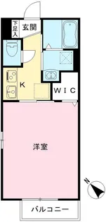 メゾンド・ラ・ラー【1階】の間取り