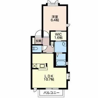 タウンコート静南【2階】の間取り