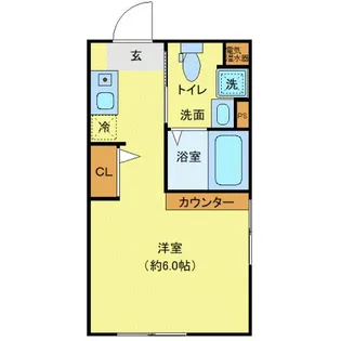 レピュア東十条駅前レジデンス【2階】の間取り