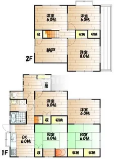 岡山県瀬戸内市邑久町山田庄【一戸建】の間取り