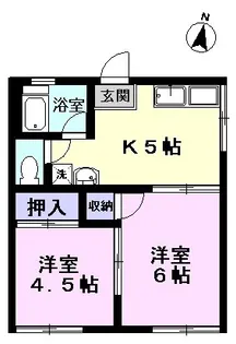OWAコーポ【1階】の間取り