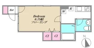 東京都中野区中野3【アパート】の間取り