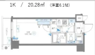 フェニックス池袋弐番館【1階】の間取り