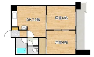 パークサイド惟神【3階】の間取り