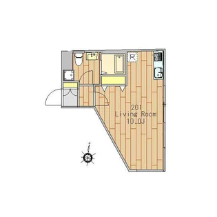 YACHAー677【2階】の間取り