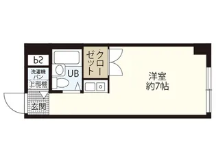 クレールコート【3階】の間取り