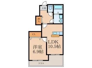 CENTURY椿C【1階】の間取り