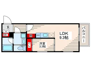 ジェイステージ西葛西【2階】の間取り
