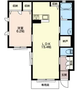 グリーンバレー【1階】の間取り