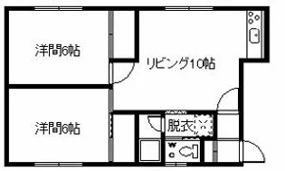 YMコーポ【1階】の間取り