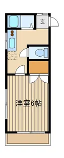 メゾンジュネス【2階】の間取り