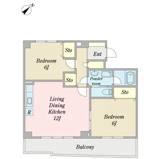 ラークヒルズ【1階】の間取り