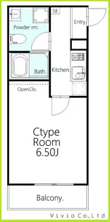 SOLANA鴻巣加美【3階】の間取り