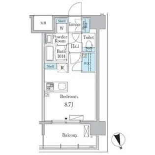 ルーエ今池【3階】の間取り