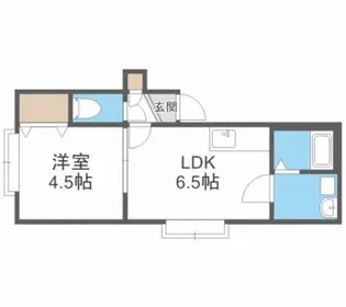 カステル八軒【3階】の間取り