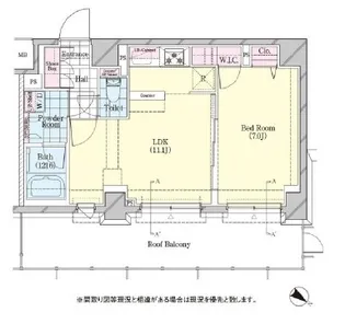 シェル品川戸越【6階】の間取り
