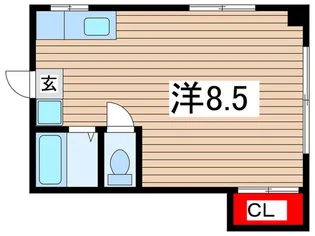 石田コ-ポ【3階】の間取り