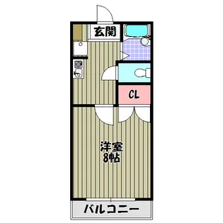 ヴィラ ロゼオ【3階】の間取り