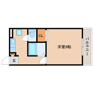 パートナー小松島【2階】の間取り