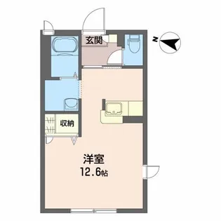 シャーメゾン安倍館D【1階】の間取り