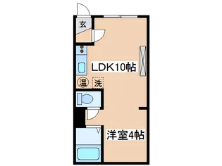 パークサイド貴【4階】の間取り