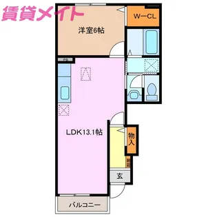 サテライト匠【1階】の間取り