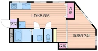 三進ビル【4階】の間取り