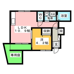 ルピナス【1階】の間取り