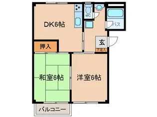 ソシアル8【2階】の間取り