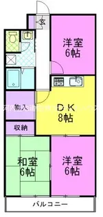 館野コーポ【2階】の間取り