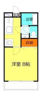 ヴィラ清武【1階】の間取り