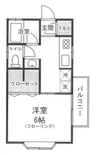 Tコーポ【1階】の間取り