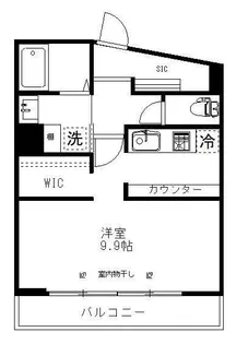 オオミチマンション【4階】の間取り