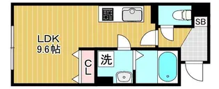 MonreveII(モンレーヴII)【1階】の間取り