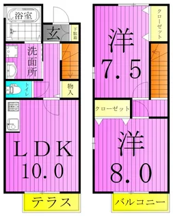 グランシャリオの間取り