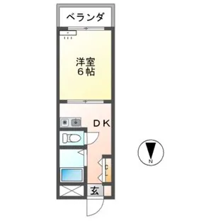 プリマベーラ藤井寺【2階】の間取り