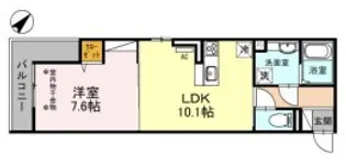 サンヴィラージュ【2階】の間取り