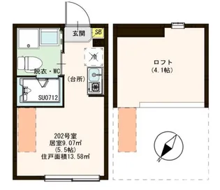 エパルレジデンス【2階】の間取り