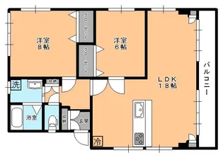 栃澤ビル【3階】の間取り