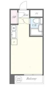 セジュール田町【8階】の間取り