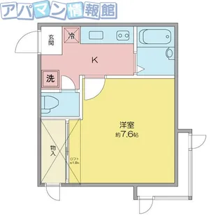 ハイツマロニエ【1階】の間取り