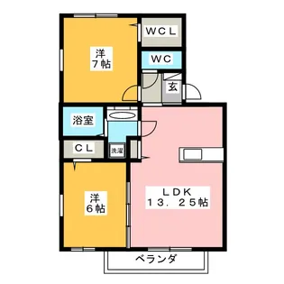 Primary【1階】の間取り