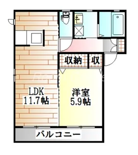 クラヴィエ南昭和B棟【1階】の間取り
