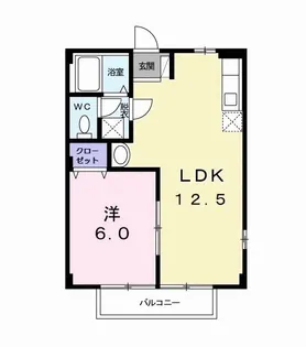 チェリーハイツNO2【1階】の間取り